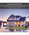 Outlet: Zigbee Pro LED Gartenstrahler 25W RGB+CCT, 2100LM, IP65, 230V - Schwarz