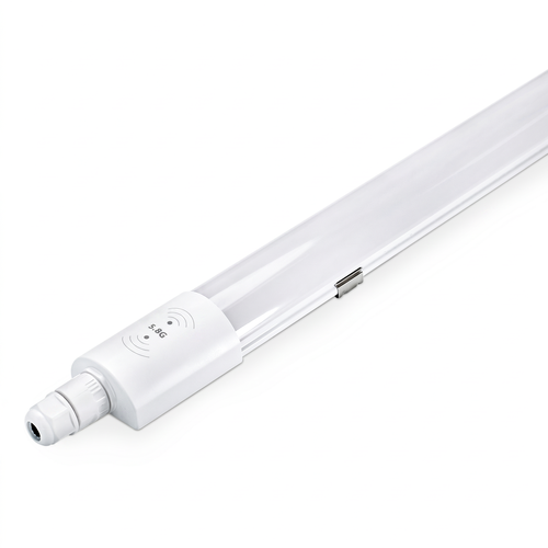 120cm HICRI PRO Sensorleuchte 36W - Durchgangsverdrahtet, Mikrowellensensor, RA93, 120lm/W, IP65