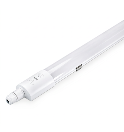 120cm HICRI PRO Sensorleuchte 36W - Durchgangsverdrahtet, Mikrowellensensor, RA93, 120lm/W, IP65