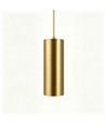 Fassung E14 & Rosette, Designer - Gold-Optik, 2m Kabel ohne Leuchtmittel