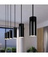 E14 Lampenfassung & Baldachin, Designer - Schwarz, 2m Kabel