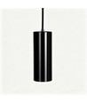 E14 Lampenfassung & Baldachin, Designer - Schwarz, 2m Kabel
