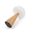 Wiederaufladbare LED-Tischleuchte - Holz, Touch-dimmbar, 3in1, IP20