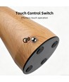 Wiederaufladbare LED-Tischleuchte - Holz, Touch-dimmbar, 3in1, IP20