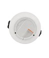 Wiederaufladbare RGB LED Tischleuchte Ø13cm - Weiß, inkl. Fernbedienung, IP54 Außen