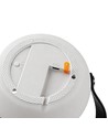 Wiederaufladbare RGB LED Tischleuchte Ø13cm - Weiß, inkl. Fernbedienung, IP54 Außen