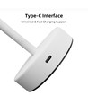 Wiederaufladbare LED-Tischleuchte Innen/Außen - Weiß, Touch-dimmbar, 3-in-1, IP20