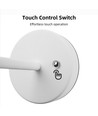 Wiederaufladbare LED-Tischleuchte Innen/Außen - Weiß, Touch-dimmbar, 3-in-1, IP20