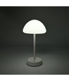Wiederaufladbare LED-Tischleuchte Innen/Außen - Weiß, Touch-dimmbar, 3-in-1, IP20