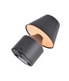 Wiederaufladbare LED-Tischleuchte - Grau, Touch-dimmbar, 3in1, IP20