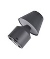 Wiederaufladbare LED-Tischleuchte - Grau, Touch-dimmbar, 3in1, IP20