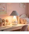 Wiederaufladbare LED-Tischleuchte - Weiß, Ø16cm, 21,5cm hoch, Touch-dimmbar, 3in1, IP20