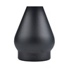 Wiederaufladbare LED-Tischleuchte - Schwarz, Ø15cm, 22cm hoch, Touch dimmbar, 3in1, IP20