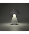 Wiederaufladbare LED-Tischlampe Innen/Außen - Schwarz, Touch-dimmbar, 3in1, IP54 für den Außenbereich