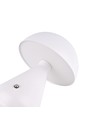 Wiederaufladbare LED Tischleuchte - Weiß, Ø15cm, 22cm hoch, Touch dimmbar, 3in1, IP20