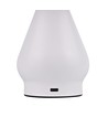 Wiederaufladbare LED-Tischlampe Innen/Außen - Schwarz, Touch-dimmbar, 3in1, IP54 für den Außenbereich