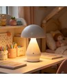 Wiederaufladbare LED Tischleuchte - Weiß, Ø15cm, 22cm hoch, Touch dimmbar, 3in1, IP20
