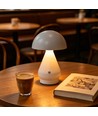 Wiederaufladbare LED-Tischlampe Innen/Außen - Schwarz, Touch-dimmbar, 3in1, IP54 für den Außenbereich