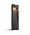 Schwarze Gartenlampe - 11W, 80 cm, IP65 Außenbereich, inkl. Leuchtmittel