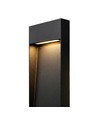 Schwarze Gartenlampe - 11W, 80 cm, IP65 Außenbereich, inkl. Leuchtmittel