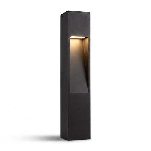 Schwarze Gartenlampe - 10W, 60 cm, IP65 Außenbereich, inkl. Leuchtmittel