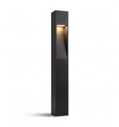 Schwarze Gartenlampe - 13W, 100 cm, IP65 Außen, inkl. Leuchtmittel