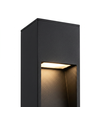 Schwarze Gartenlampe - 13W, 100 cm, IP65 Außen, inkl. Leuchtmittel