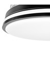 60W LED Deckenleuchte mit Ventilator - CCT, Schwarz, inkl. Fernbedienung