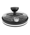60W LED Deckenleuchte mit Ventilator - CCT, Schwarz, inkl. Fernbedienung