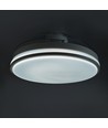 60W LED Deckenleuchte mit Ventilator - CCT, Weiß, inkl. Fernbedienung