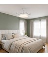 60W LED Deckenleuchte mit Ventilator - CCT, Weiß, inkl. Fernbedienung