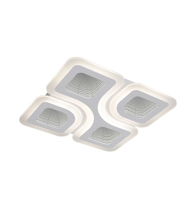 70W LED Deckenleuchte dimmbar - CCT 3-in-1, Weiß, inkl. Fernbedienung, dekorative Deckenlampe
