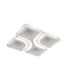 70W LED Deckenleuchte dimmbar - CCT 3-in-1, Weiß, inkl. Fernbedienung, dekorative Deckenlampe