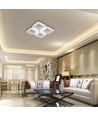 70W LED Deckenleuchte dimmbar - CCT 3-in-1, Weiß, inkl. Fernbedienung, dekorative Deckenlampe