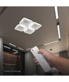 70W LED Deckenleuchte dimmbar - CCT 3-in-1, Weiß, inkl. Fernbedienung, dekorative Deckenlampe
