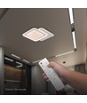 V-Tac 60W LED Deckenleuchte - CCT 3-in-1, dimmbar, weiß, inkl. Fernbedienung