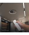 V-Tac 70W LED Deckenleuchte dimmbar - CCT 3-in-1, schwarz, inkl. Fernbedienung, Ø50cm
