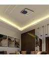 V-Tac 70W LED Deckenleuchte - CCT 3-in-1, dimmbar, Schwarz, inkl. Fernbedienung