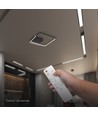 V-Tac 70W LED Deckenleuchte - CCT 3-in-1, dimmbar, Schwarz, inkl. Fernbedienung