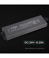 200W / 24V DC Netzteil für LED-Streifen - 8.25A, IP67 wasserdicht