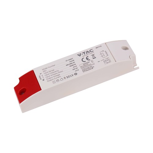 36W / 24V DC Netzteil für LED-Streifen - 1.5A, IP44 Feuchtraum