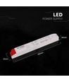 200W / 12V DC Netzteil für LED-Streifen - 16,5A, IP44 Feuchtraum