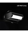 V-Tac 10W LED Wandleuchte - Schwarz, IP65, Cree Chip, 3000K, 6 Jahre Garantie