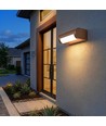 V-Tac 10W LED verstellbare Wandleuchte - IP65, Corten, Cree Chip, 3000K, 6 Jahre Garantie