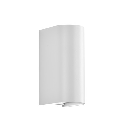 10W LED Wandleuchte - 3-in-1 CCT, weißes Gehäuse, IP65, Up/Down Light