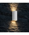 10W LED Wandleuchte - 3-in-1 CCT, weißes Gehäuse, IP65, Up/Down Light