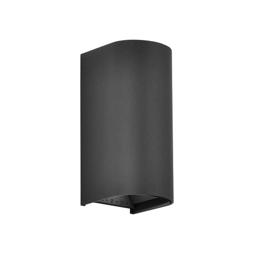 10W LED Wandleuchte - 3-in-1 CCT, IP65, Schwarz, Up/Down Light
