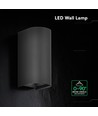 10W LED Wandleuchte - 3-in-1 CCT, IP65, Schwarz, Up/Down Light