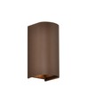 10W LED Wandleuchte 3-in-1 - Corten Gehäuse, IP65, Up/Down Light, inkl. Leuchtmittel