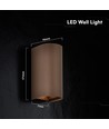 10W LED Wandleuchte 3-in-1 - Corten Gehäuse, IP65, Up/Down Light, inkl. Leuchtmittel